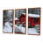 Toile avec cadre flottant brun