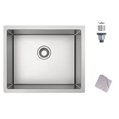 Undermount Sink， 27 x 18" Single Bowl Kitchen Sink Undermount Stainless Steel Kitchen Sink
