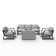 Annifer 5 - Person Patio Conversation Sets with Cushions