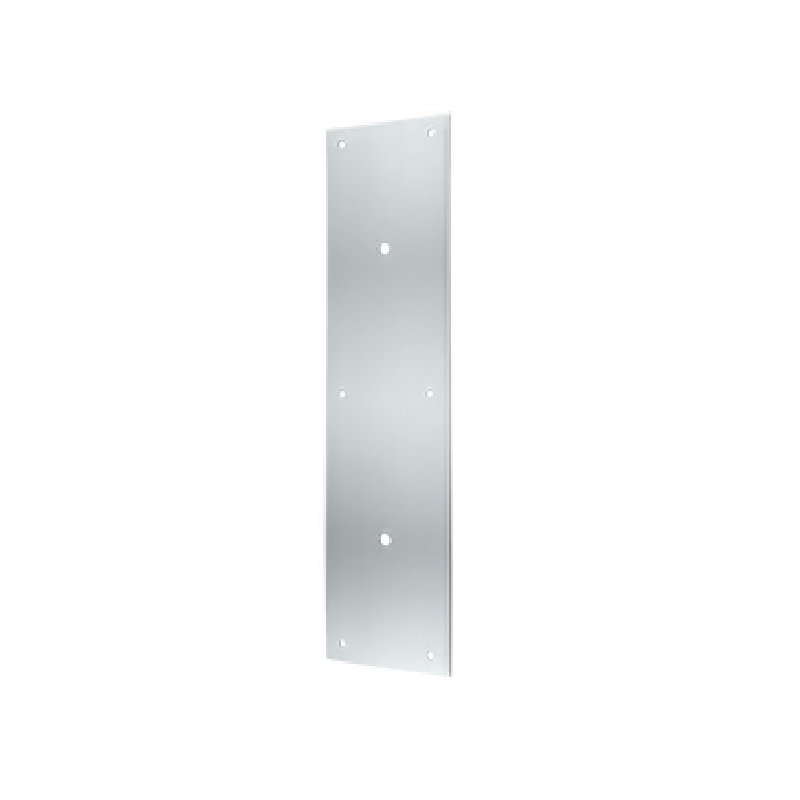 Deltana PPH3515U15A Push Plate 15" for 8" Door Pull in Antique Nickel, Antique Nickel