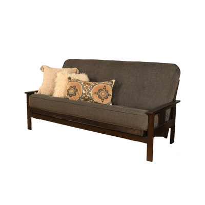 Johnte Full-Size Futon Frame and Full-Size Innerspring Mattress