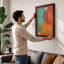Geometric Arrangement Mid-Century - Framed Print-1414150078-1414150073