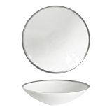 Platinum Edge Bone China Dining Bowl