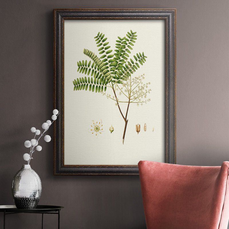 Toile encadrée de printemps vert feuillage de qualité supérieure - prête à être accrochée, H 20 po x l 16 po x P 2,5 po
