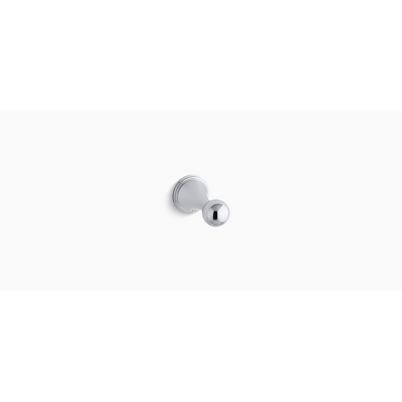 Crochet mural Finial®, Chrome poli