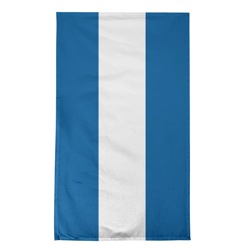 Torchon Football, Sergé de coton, Blue/White Baseball