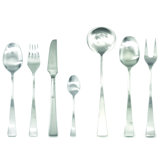Italia 51 - Piece Stainless Steel Flatware Set - Service for 12
