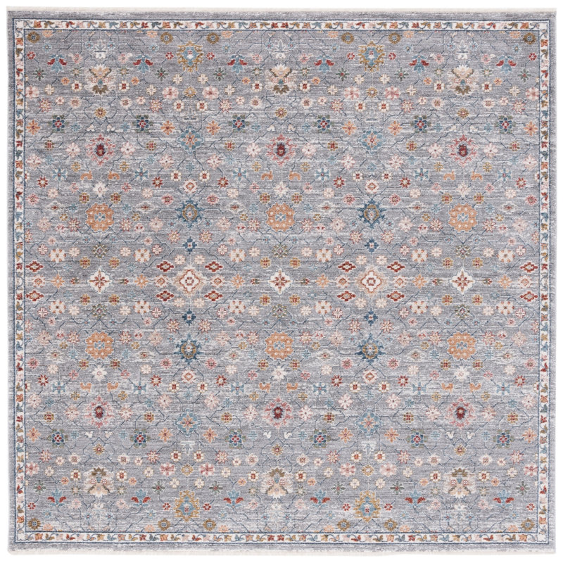 Kempton Floral Rug, Square 6'7"