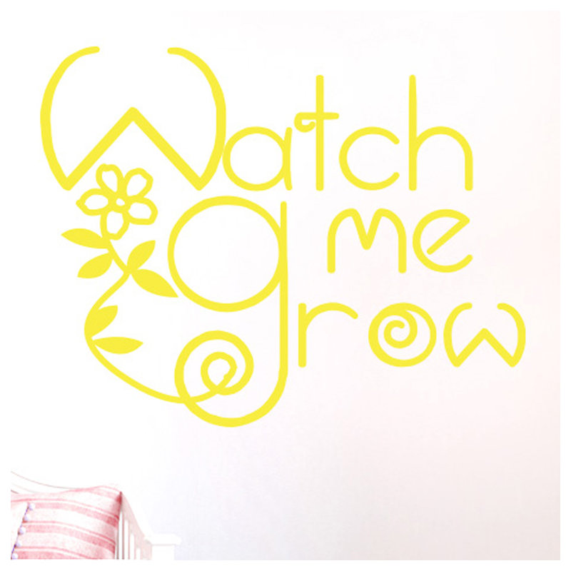 Wall Decal, Medium, Bright Yellow