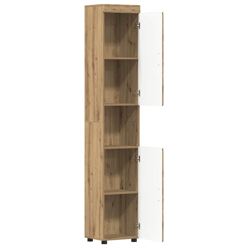 Linen Cabinet, Artisan Oak