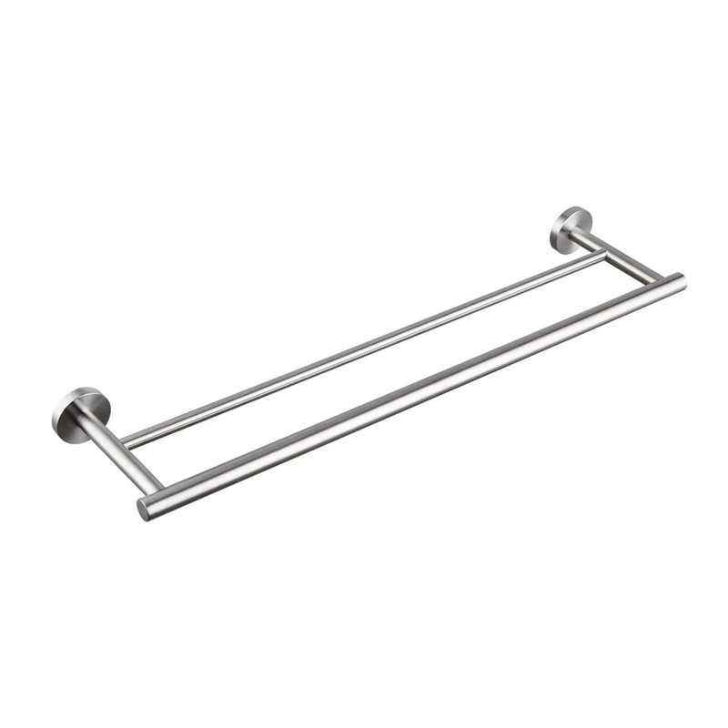 Porte-serviettes mural 23,6 po - Acier inoxydable, pour salle de bain, chambre à coucher, buanderie, cuisine, Silver