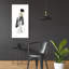 Art mural en verre épique «Geisha 2 Black and Gold» par Chris Paschke-106418518