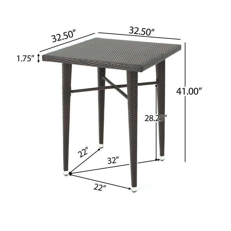 Table de bar 32 po