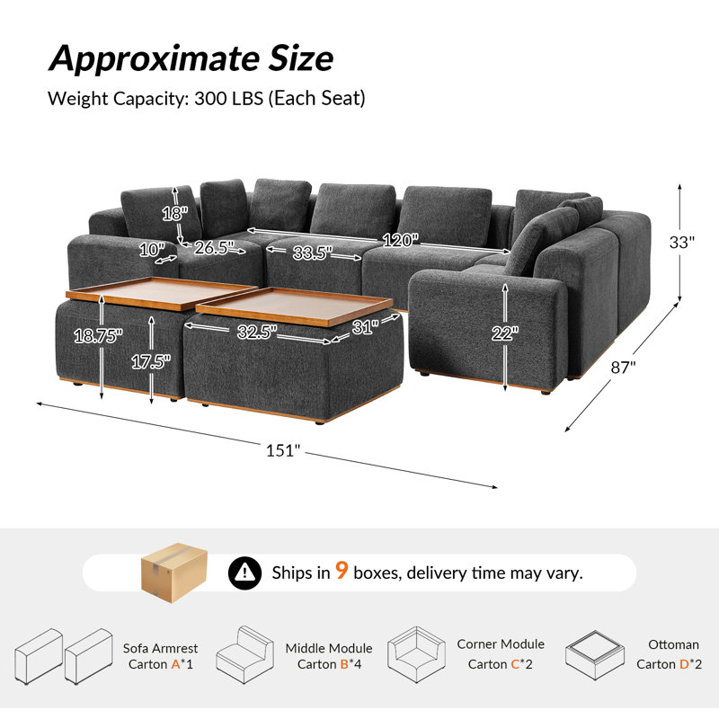 Sofia Sectional Sofa