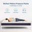 Matelas moyen en mousse viscoélastique 6 "avec plateau-coussin - Refroidissement et soutien-1691298574