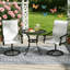Ensemble de 2 chaises d'extérieur, chaises pivotantes-1254655012