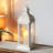 19''H Rustic Style Metal Candle Lantern-260987542