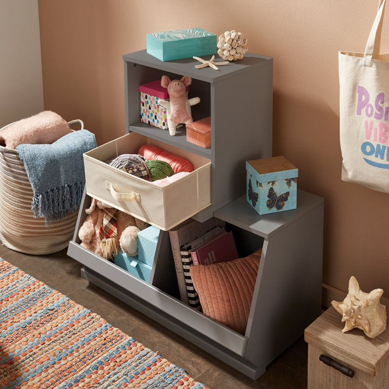 Albina Andover Mills™ Baby & Kids Toy Organizer, Gray