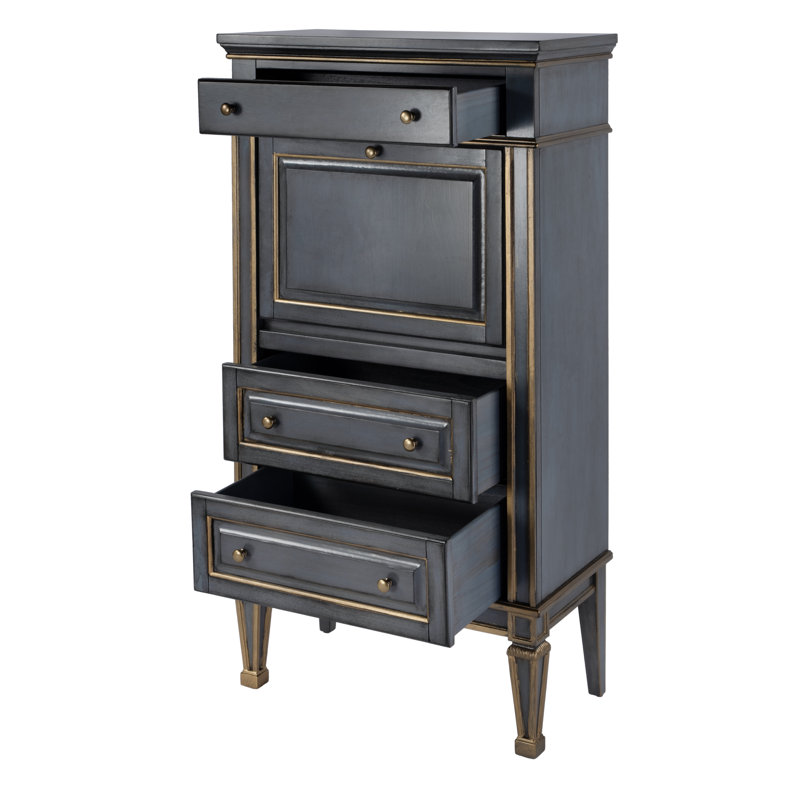 Chubbuck Armoire Desk, Blue