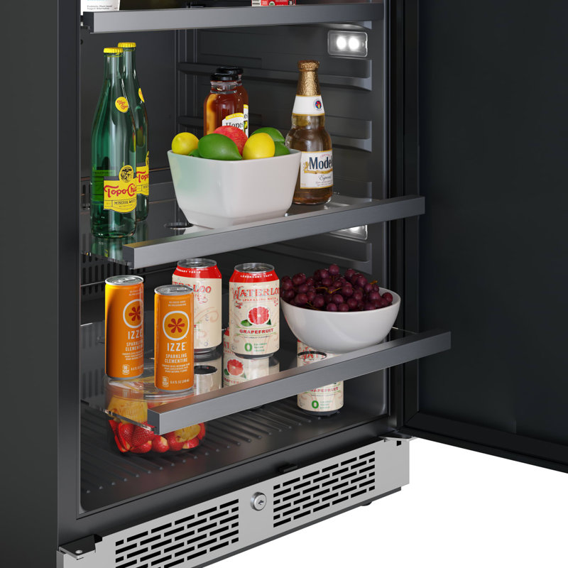 Avallon 23.81'' W Freestanding 140 Cans (12 oz.) 5.65 Cubic Feet Beverage Cooler, Left 