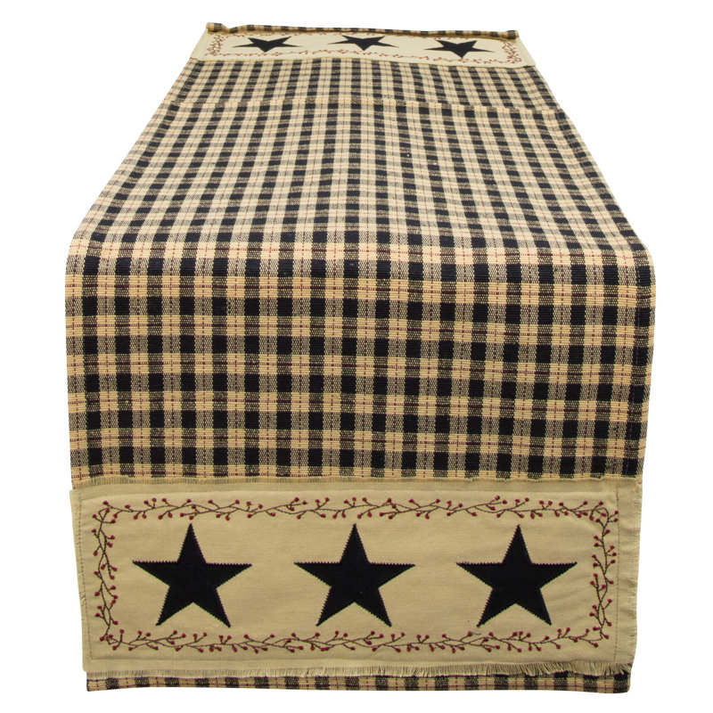 Star Patch Table Runner 36"L