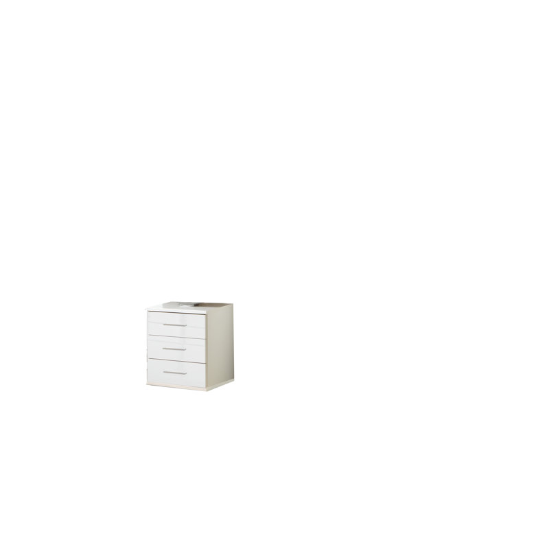 Balcar 46cm W Particle Board / Chipboard Bedside Table
