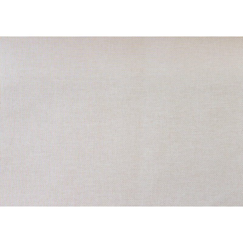Lit, tête de lit seulement, lit double, tapissier, aspect lin beige, transitionnel, Beige