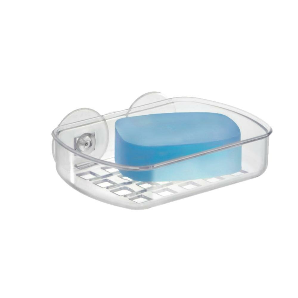 Rebrilliant Soap Dish for Shower with Suction Cup, Shower Soap