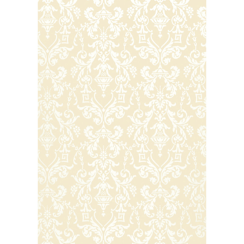 Lido Damask Wallpaper, Beige