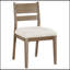 Ensemble de 2 chaises d'appoint en bois gris Modern Farmhouse, durables et confortables