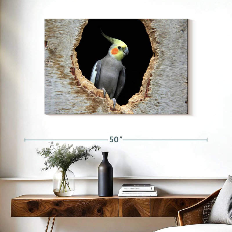 Brampt Cockatiel In A Hole, 26" H x 39" W