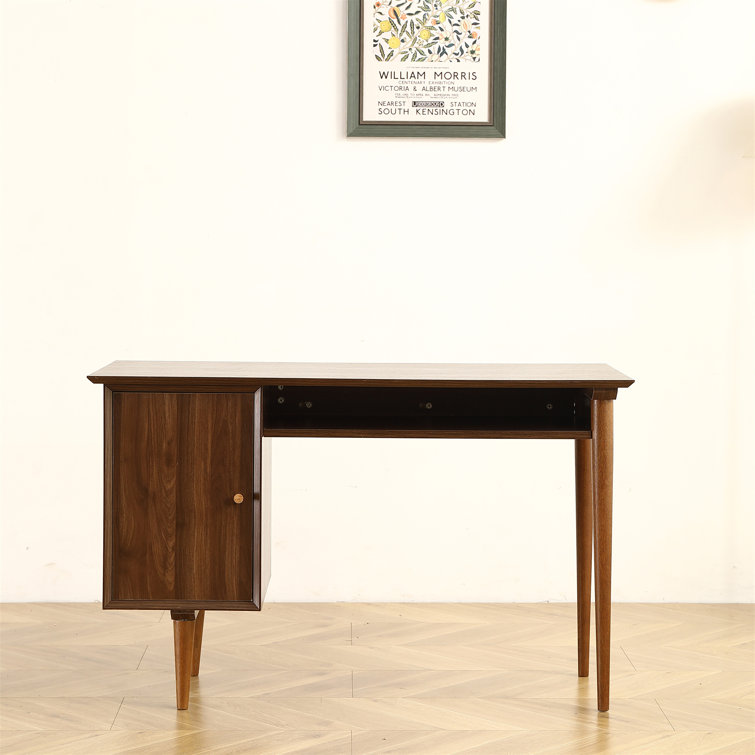 Jevyn 47.24'' W Rectangle Writing Desk with and Cabinet