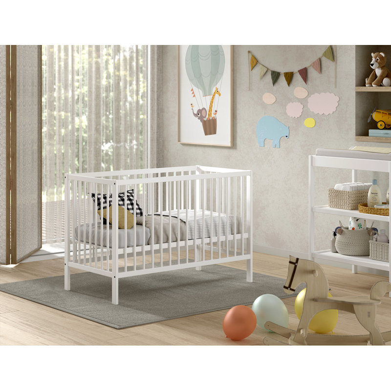 Dino Cot Bed, White