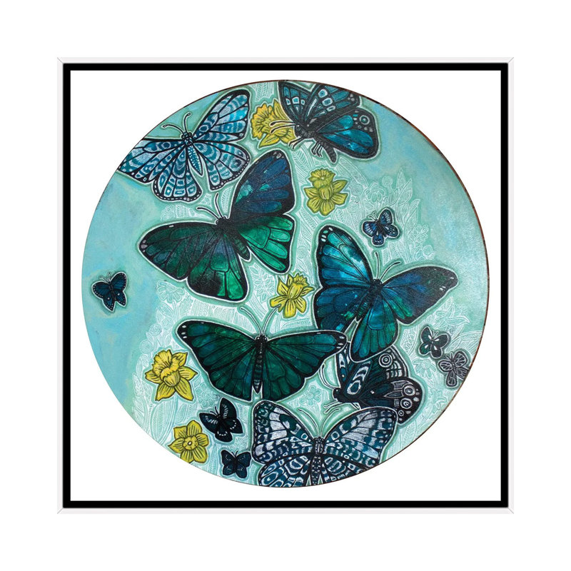 Hope Springs by Lynnette Shelley - Painting on Canvas, 66.04 cm H x 66.04 cm W, White Floater Frame
