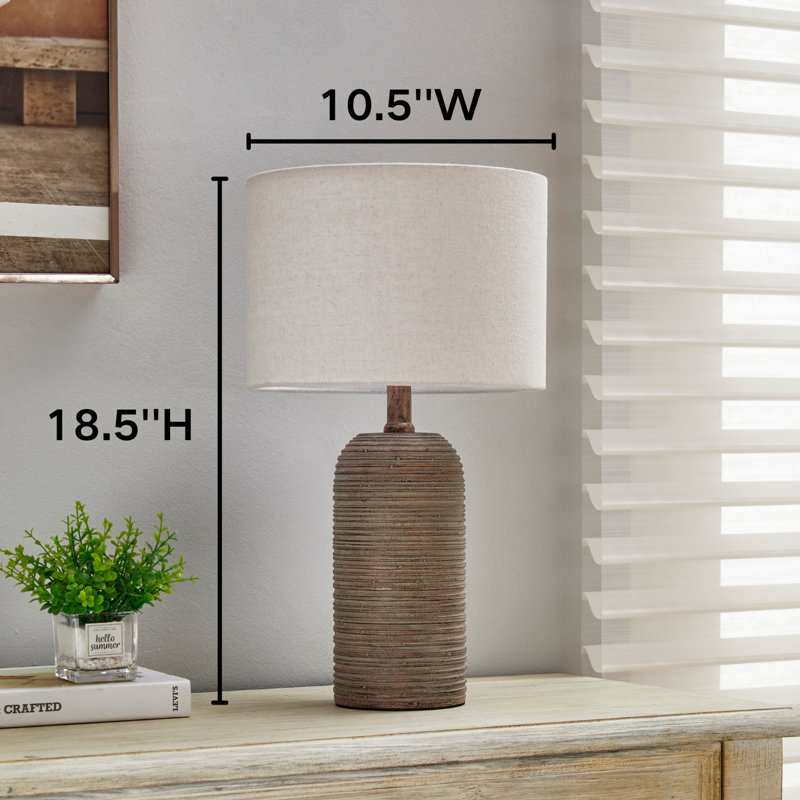 Baftjar Table Lamp Set, 18.5" H x 10" W x 10" D
