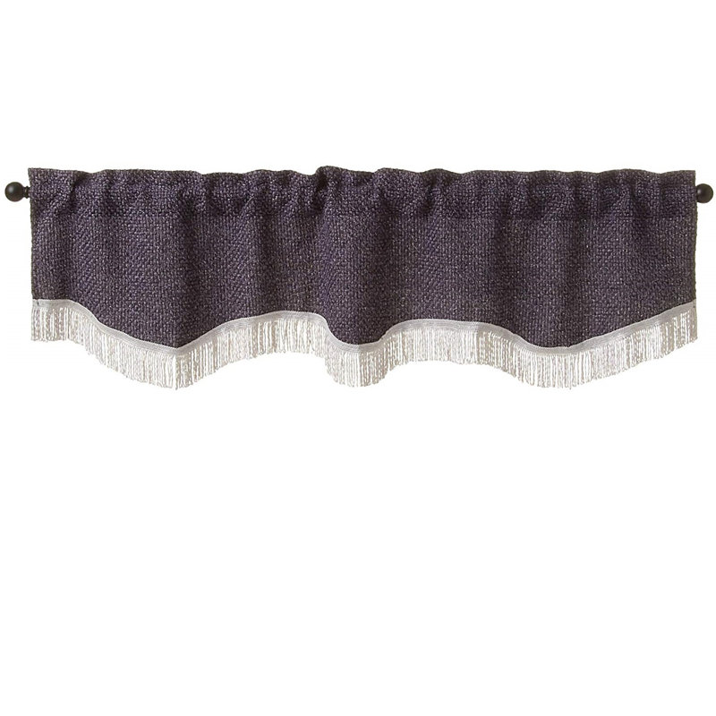 Clarkedale Tailored Window Valance, Purple