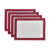 Red Shimmer Border/White is out of stock