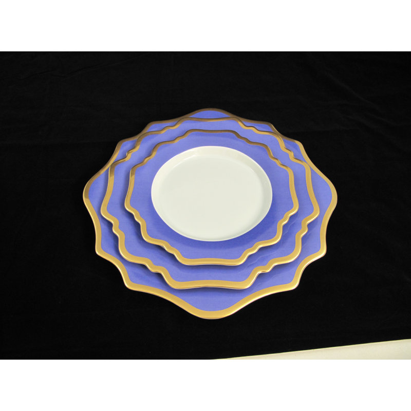 Annas Palette 6" Tea Saucer, Indigo Blue