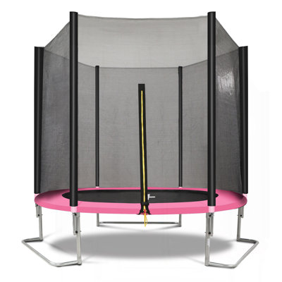 8FT Trampoline Outer Net-Pink And Black