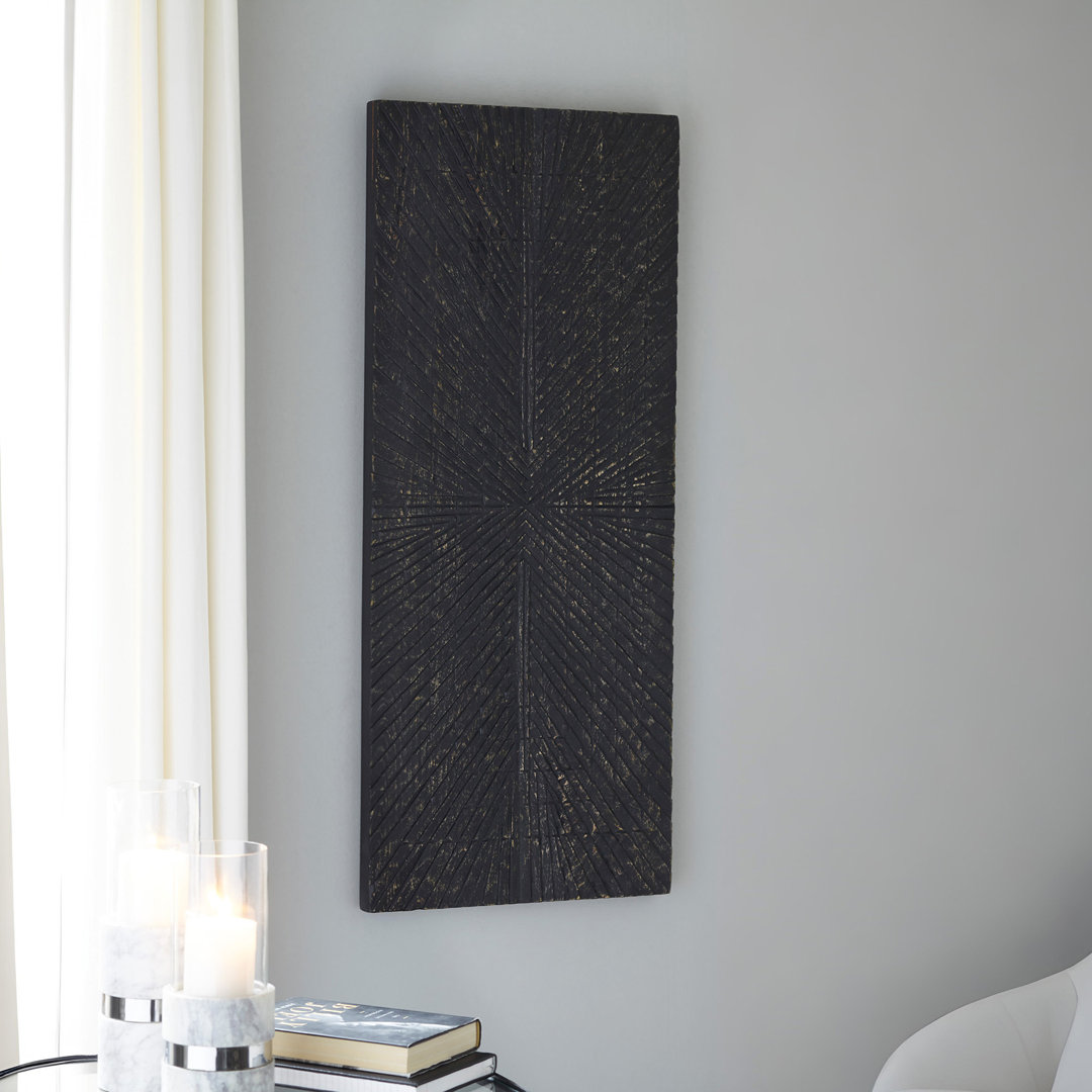 Aseeb Abstract Wall Decor on Solid Wood Millwood Pines 