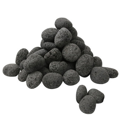 10lbs Black Lava Rocks