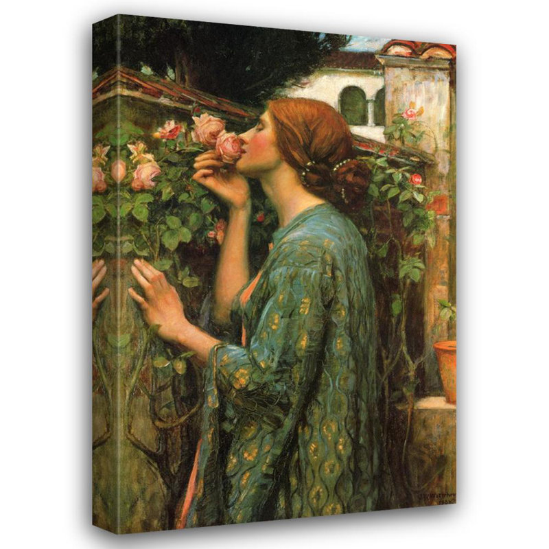 L'Âme de la rose, H 24 po x l 16 po