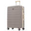Ensemble de valises de voyage en ABS de qualité supérieure, ensemble de valises à verrou TSA 3 pièces avec des tailles de 20, 24 et 28 pouces avec roues pivotantes à 360 °, brun rosé