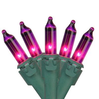 50-Count Mini Christmas Light Set 10ft Wire