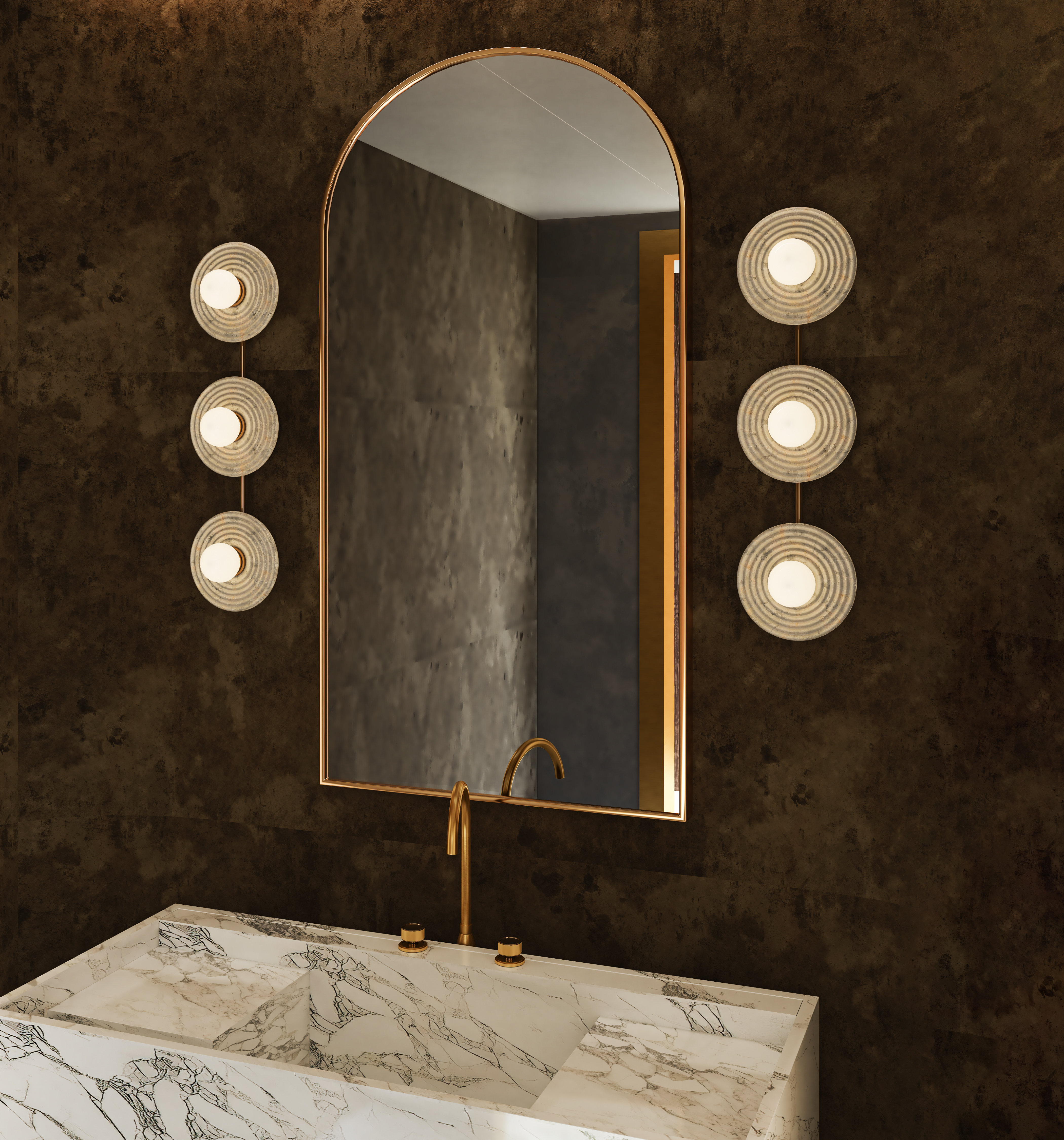 Dahlia 3 - Light Dimmable Vanity Light