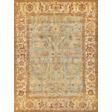 Antique Weave Serapi Wool Oriental Area Rug