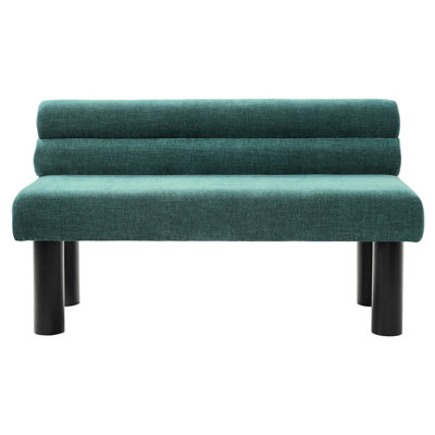 Upholstered For Dining And Living Spaces, Rubber Wood Legs, 300 Lbs Support, Sponge Filled, Space Design, Simple Installation Long Bench Dining, Bedroom Or Room, Capacity, Comfortable Seating, Quick