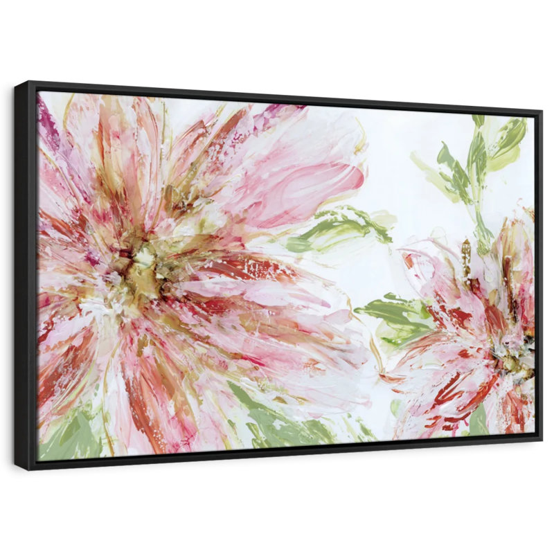 Abstrait «Floral Panache Canvas Print», H 9 po x l 13 po