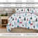 Winter Wonderland Oversized Reversible Holiday Bedding Down Alternative Comforter Set with shams