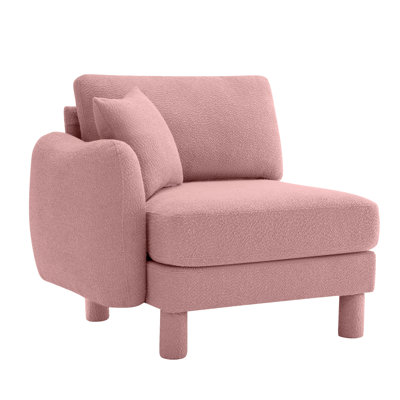 Lucas LSF Sofa W/Pillow Polyester-Pink